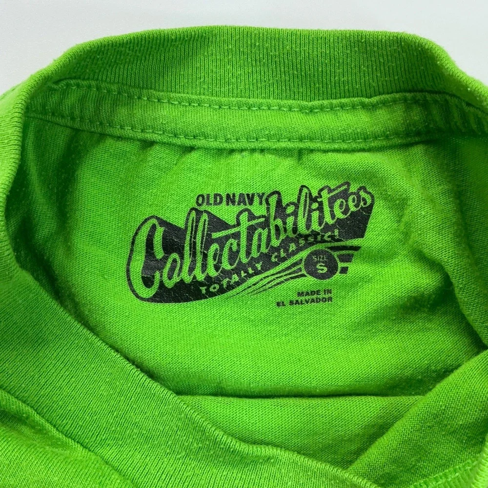 Old Navy Green Marvel Graphic T-Shirt Kids Size S Avengers Spider-Man Hulk 2012